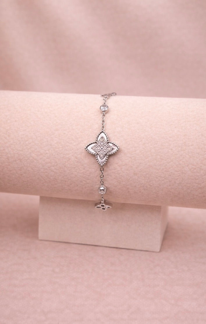 Bracelet Trèflia Argenté