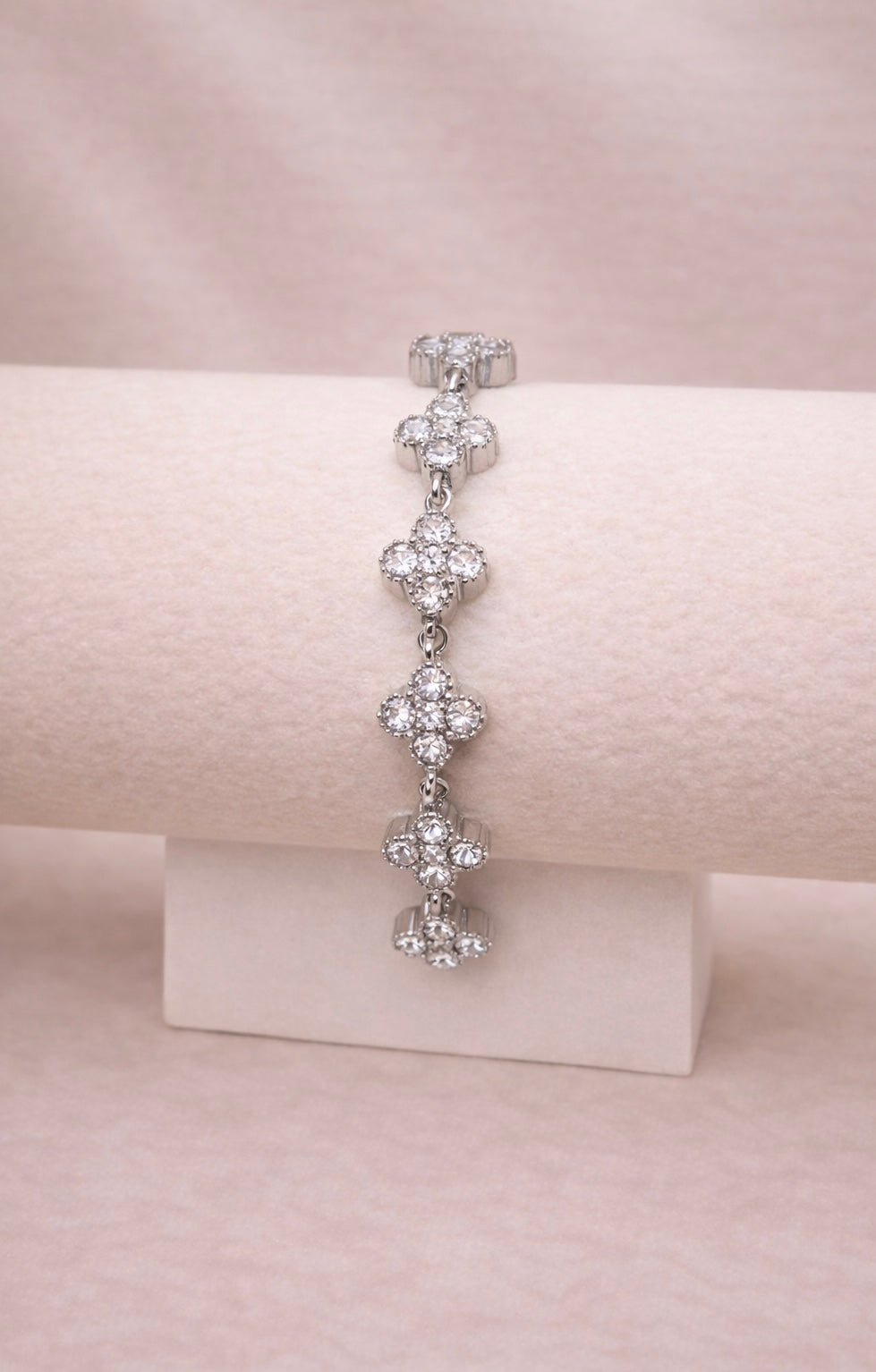 Bracelet Trèfles Argenté