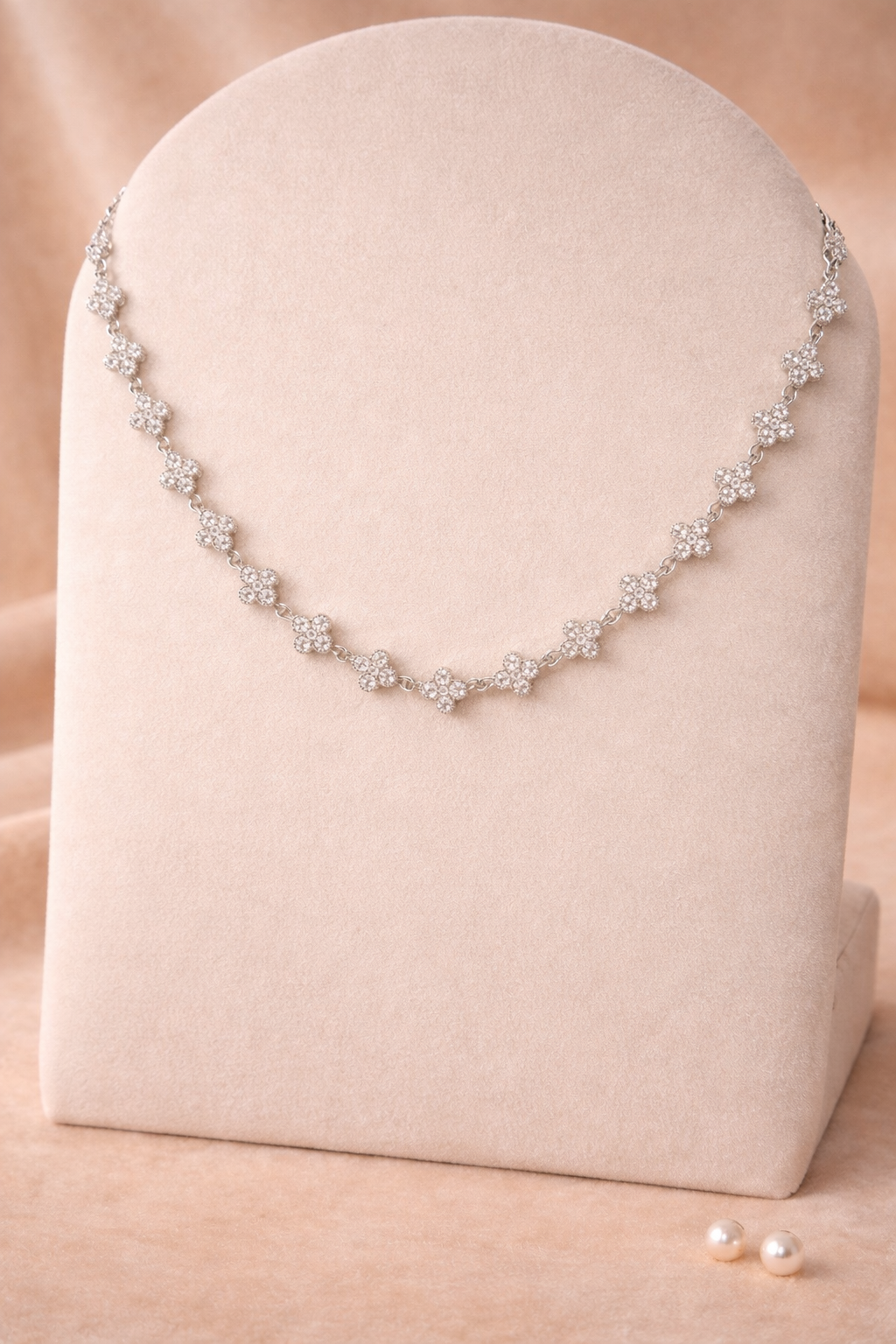 Collier Trèfles Argenté