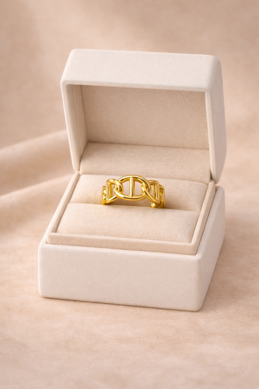 Bague réglable Harmonie Or
