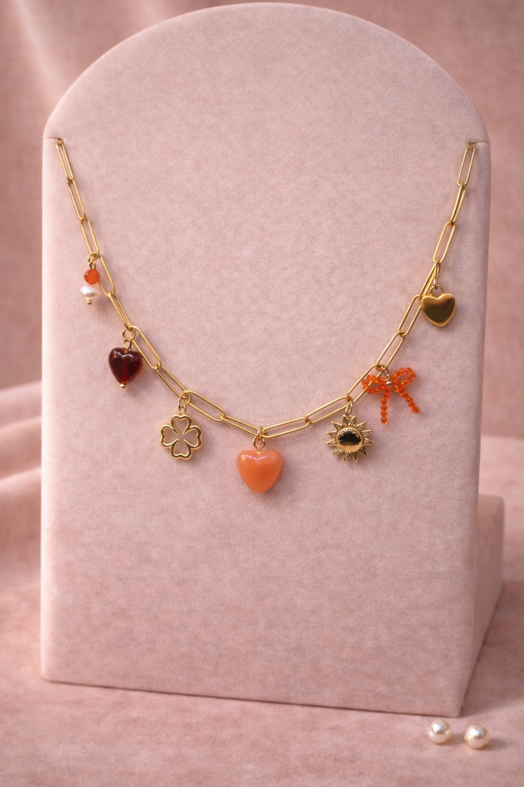 Collier Cœur d’Abricot OR