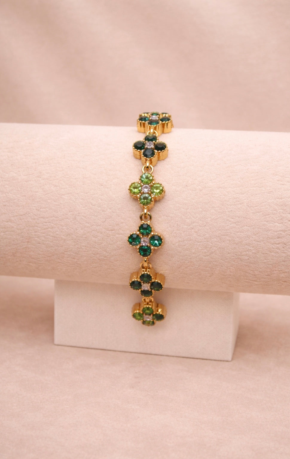 Bracelet Trèfles Vert